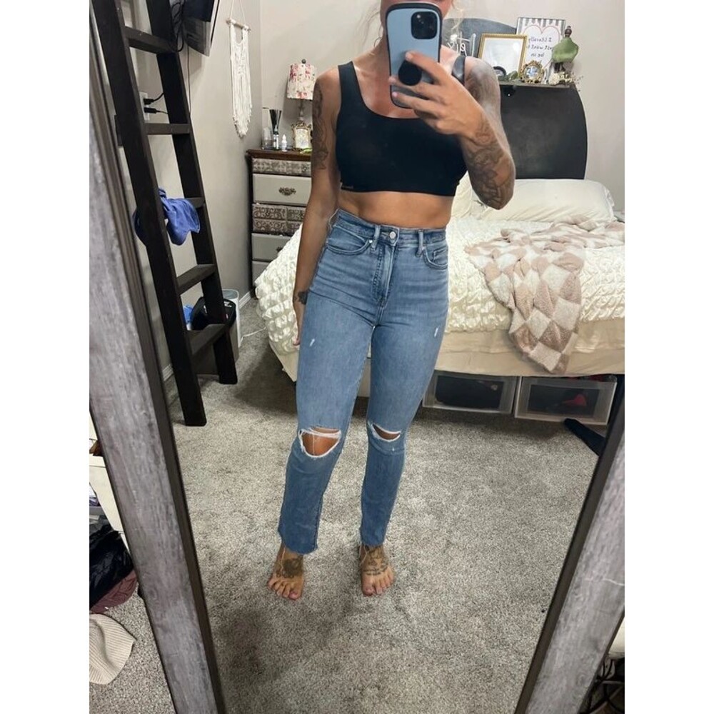 Express 90s Slim jeans super high-rise